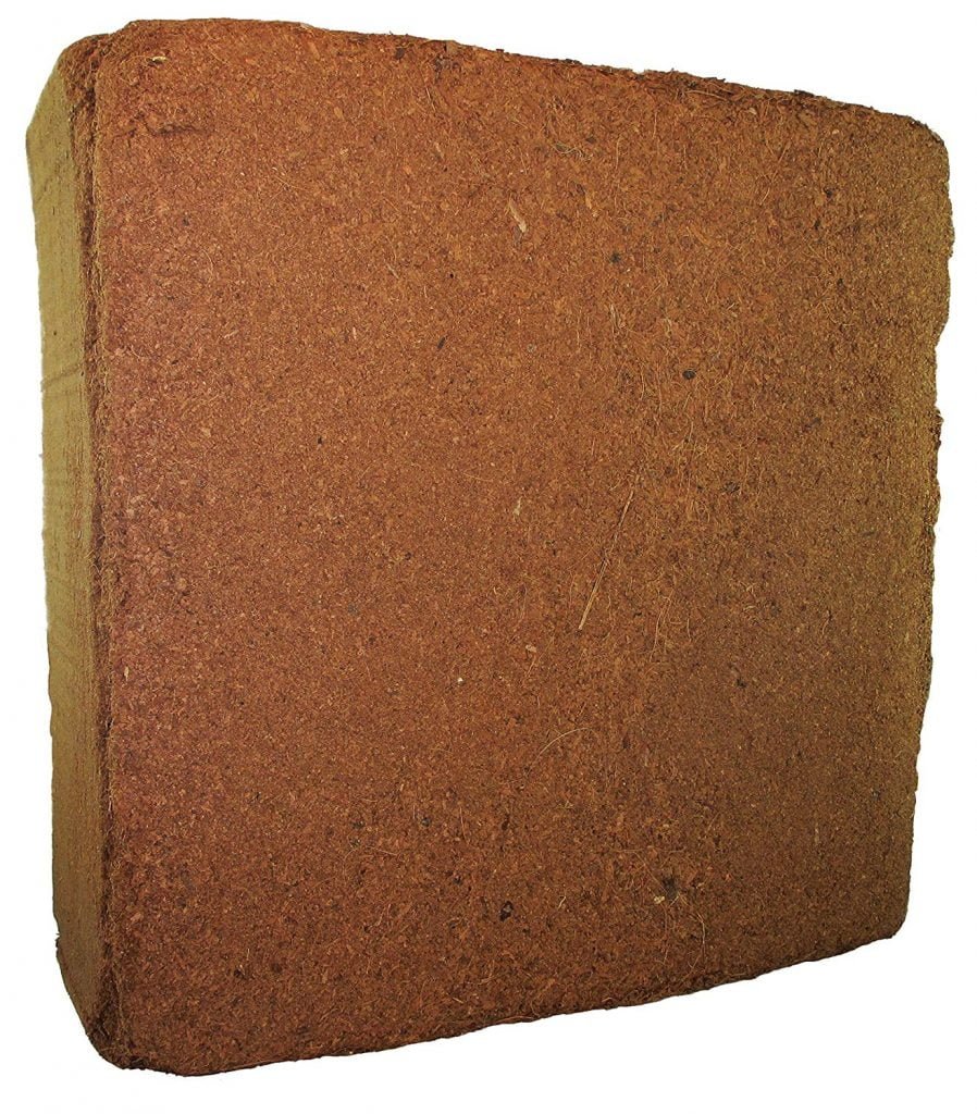 Preslenmiş hindistan cevizi torfu (kokopit) bloğu